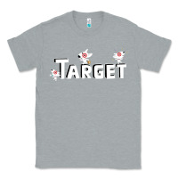 Heather Grey target team 3D Classic Tee - linhVisuals