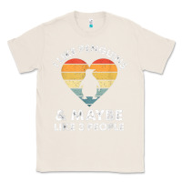 Natural i like penguins and 3 people vintage Classic Tee - linhVisuals