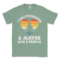 Sage i like penguins and 3 people vintage Classic Tee - linhVisuals