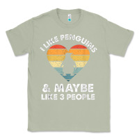 Matcha i like penguins and 3 people vintage Classic Tee - linhVisuals