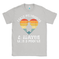Moon Dust i like penguins and 3 people vintage Classic Tee - linhVisuals