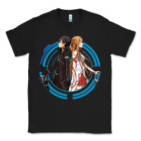 Black sword art online -  kirito and asuna Classic Tee - linhVisuals