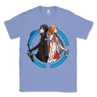 Colony Blue sword art online -  kirito and asuna Classic Tee - linhVisuals