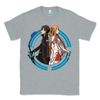 Heather Grey sword art online -  kirito and asuna Classic Tee - linhVisuals