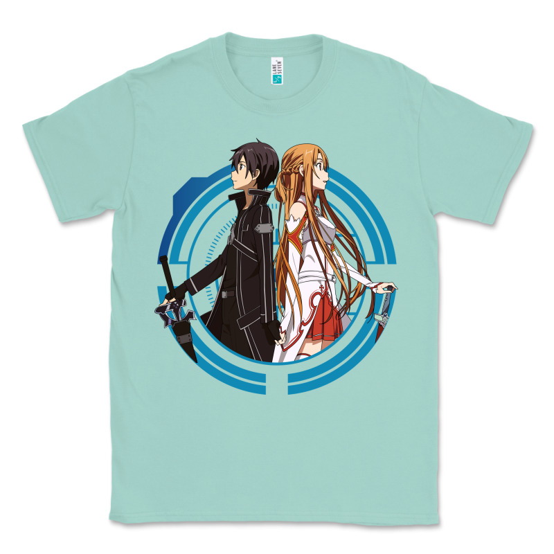 Sword Art Online -  Kirito And Asuna Classic Tee by linhVisuals | Teevron