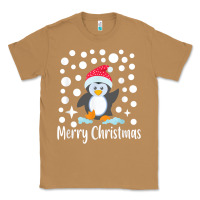 Toasted Coconut penguin merry christmas with snow Classic Tee - linhVisuals