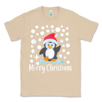 Mushroom penguin merry christmas with snow Classic Tee - linhVisuals