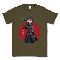 Army Green Sword art online -kirito Classic Tee - linhVisuals