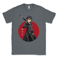 Charcoal Heather Sword art online -kirito Classic Tee - linhVisuals