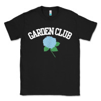 Black grandmillennial hydrangea style garden club Classic Tee - linhVisuals