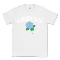 White grandmillennial hydrangea style garden club Classic Tee - linhVisuals