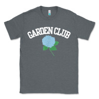 Charcoal Heather grandmillennial hydrangea style garden club Classic Tee - linhVisuals