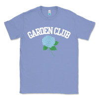 Colony Blue grandmillennial hydrangea style garden club Classic Tee - linhVisuals