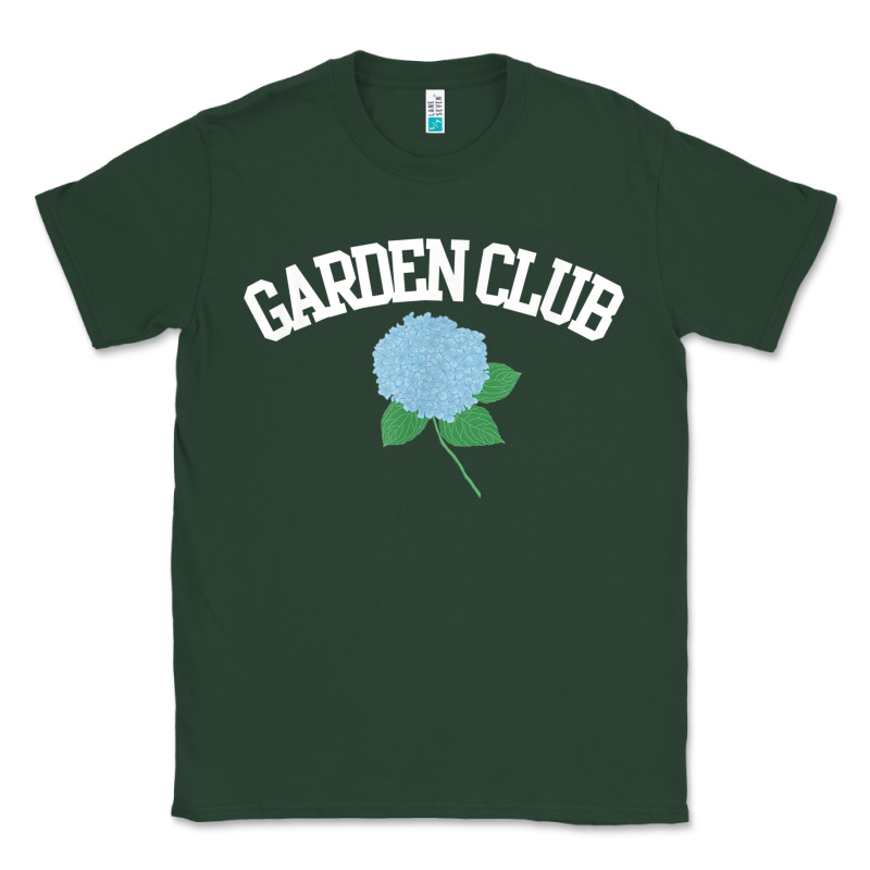 Grandmillennial Hydrangea Style Garden Club Classic Tee by linhVisuals | Teevron