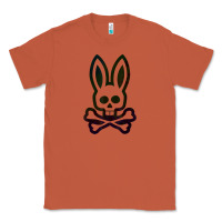 Copper psychedelic bunny easter day, qsycho bunnies, easter 2022 Classic Tee - linhVisuals