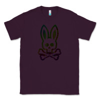 Plum psychedelic bunny easter day, qsycho bunnies, easter 2022 Classic Tee - linhVisuals