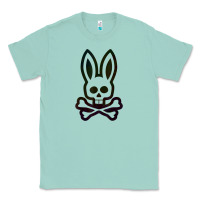 Seafoam psychedelic bunny easter day, qsycho bunnies, easter 2022 Classic Tee - linhVisuals