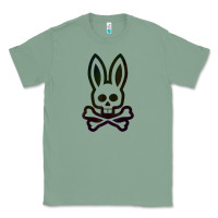 Sage psychedelic bunny easter day, qsycho bunnies, easter 2022 Classic Tee - linhVisuals