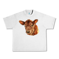Lunar Rock red angus calf face Urban Heavy Tee - LillyAllenDesigns