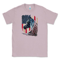 Lilac patriotic horse american flag   horse vintage Classic Tee - linhVisuals