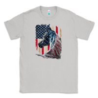 Moon Dust patriotic horse american flag   horse vintage Classic Tee - linhVisuals
