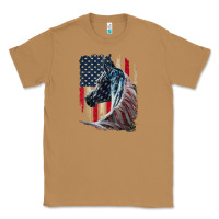 Toasted Coconut patriotic horse american flag   horse vintage Classic Tee - linhVisuals