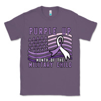 Lavender purple up month of the military child Classic Tee - linhVisuals