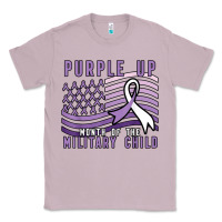 Lilac purple up month of the military child Classic Tee - linhVisuals