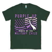 Sports Green purple up month of the military child Classic Tee - linhVisuals