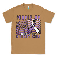Toasted Coconut purple up month of the military child Classic Tee - linhVisuals