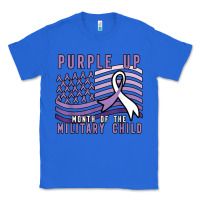 True Royal purple up month of the military child Classic Tee - linhVisuals