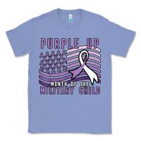 Colony Blue purple up month of the military child Classic Tee - linhVisuals