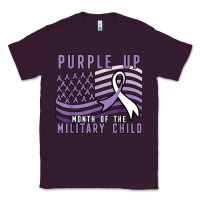 Plum purple up month of the military child Classic Tee - linhVisuals