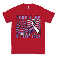 Red purple up month of the military child Classic Tee - linhVisuals