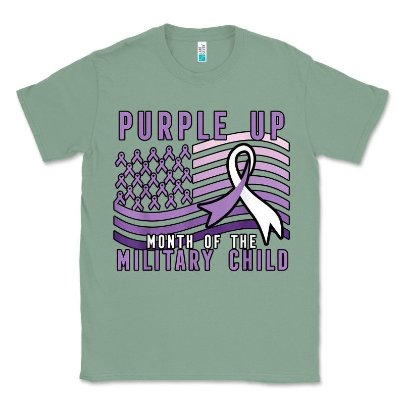 Purple Up Month Of The Military Child Classic Tee by linhVisuals | Teevron