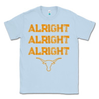 Dusty Blue texas pride state usa alright alright alright t shirt Classic Tee - linhVisuals