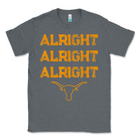Charcoal Heather texas pride state usa alright alright alright t shirt Classic Tee - linhVisuals