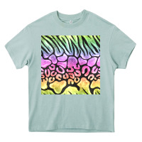 Arona neon rainbow safari seamless pattern Heavy Core Tee - BundleAndBundleShop