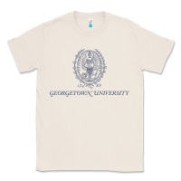 Natural georgetown university Classic Tee - linhVisuals