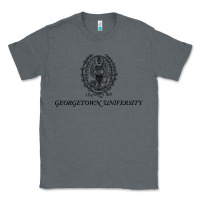 Charcoal Heather georgetown university Classic Tee - linhVisuals