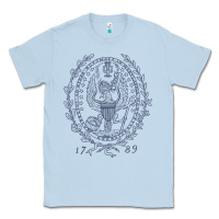 Dusty Blue georgetown university Classic Tee - linhVisuals
