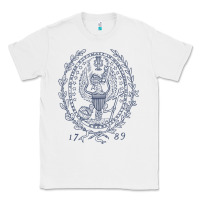 White georgetown university Classic Tee - linhVisuals