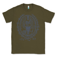 Army Green georgetown university Classic Tee - linhVisuals
