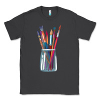 Smoke Paint Brushes Classic Tee - linhVisuals