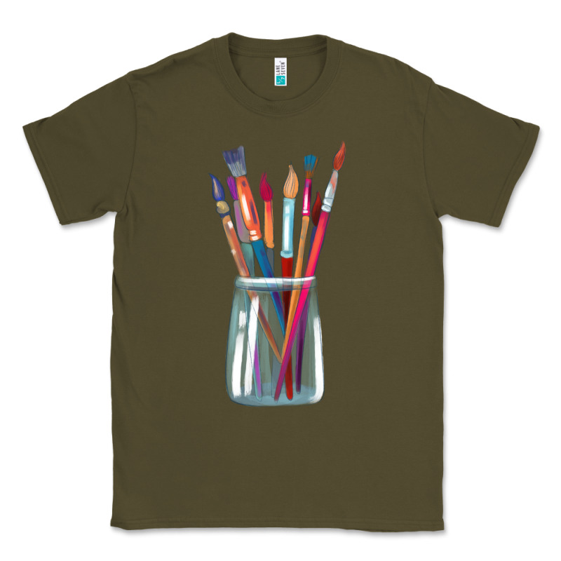 Paint Brushes Classic Tee by linhVisuals | Teevron