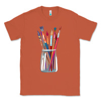 Copper Paint Brushes Classic Tee - linhVisuals