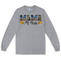 Heather Grey western mama of boys Long Sleeve Tee - Artiststas