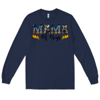 Navy western mama of boys Long Sleeve Tee - Artiststas