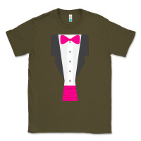 Army Green pink tux tuxedo Classic Tee - linhVisuals