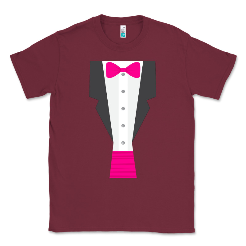 Pink Tux Tuxedo Classic Tee by linhVisuals | Teevron